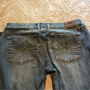 Lucky Brand Blue Bootcut Jeans with Distinctive Stitching